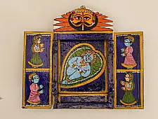 कथनिक ☀ Kaavad a Wooden Shrine { Single piece } ~ 127